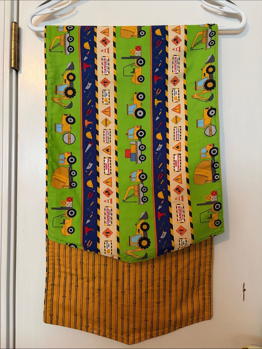 Kids Construction-Print table runner 53inches